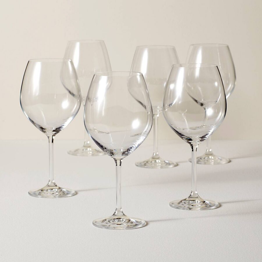 Red Wine Glasses - Set of 6